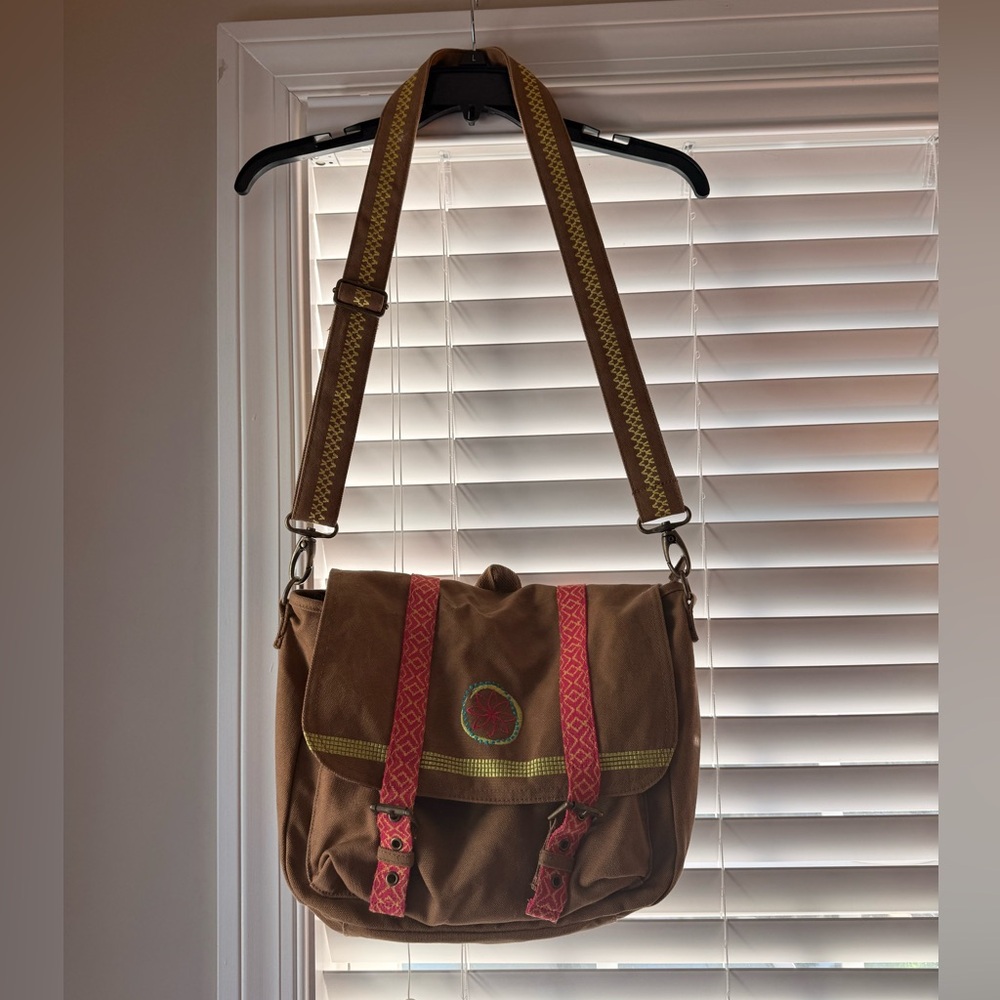 American Girl Tan Crossbody Bag